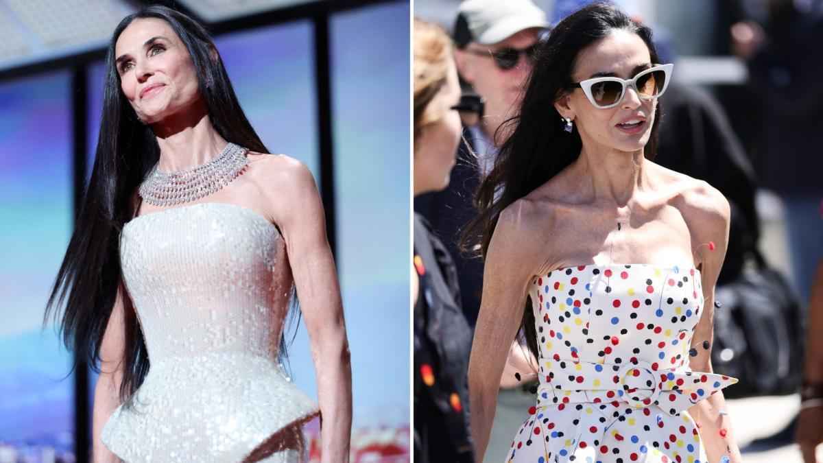 Demi moore in cannes: gesundheitssorgen oder neuer look?
