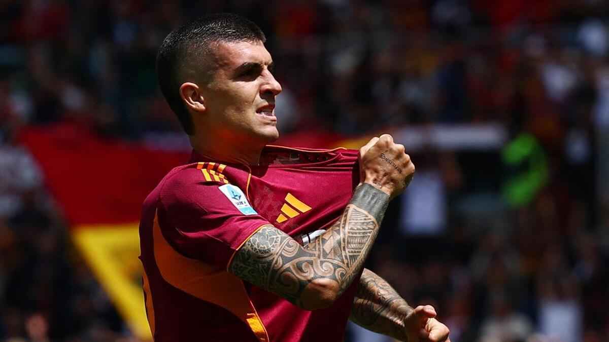Derby-sieg für rom: mancini schießt as zu platz drei!