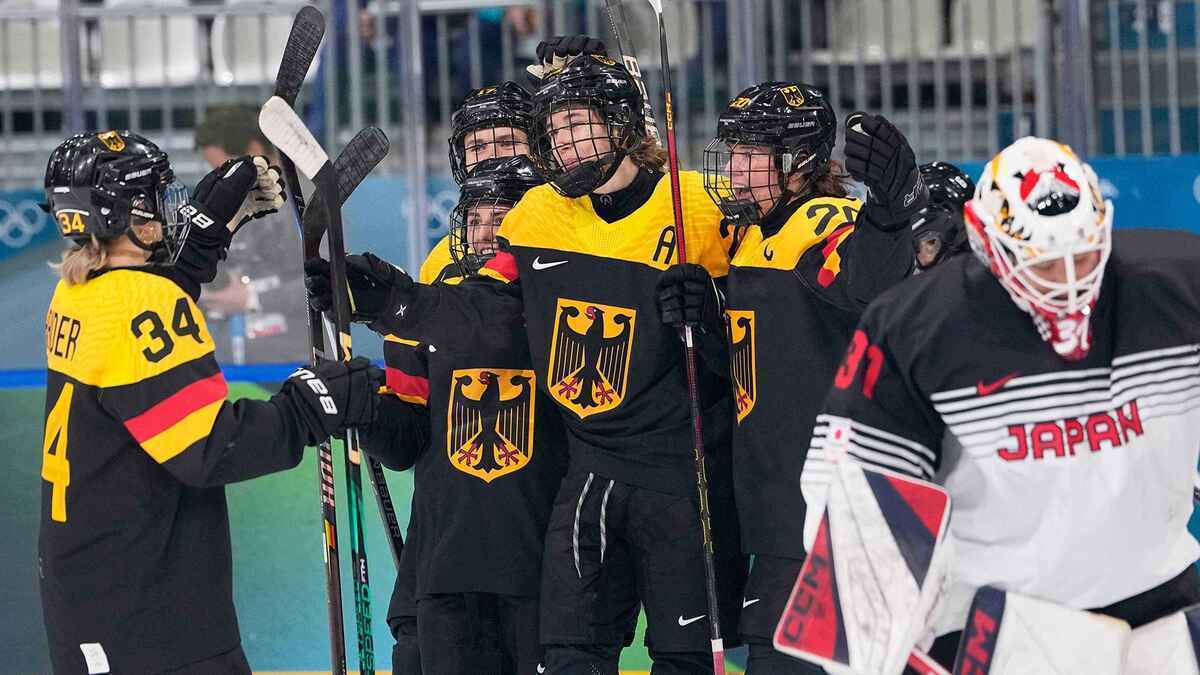 Deutsche eishockey-frauen erkämpfen sich wichtigen sieg gegen japan