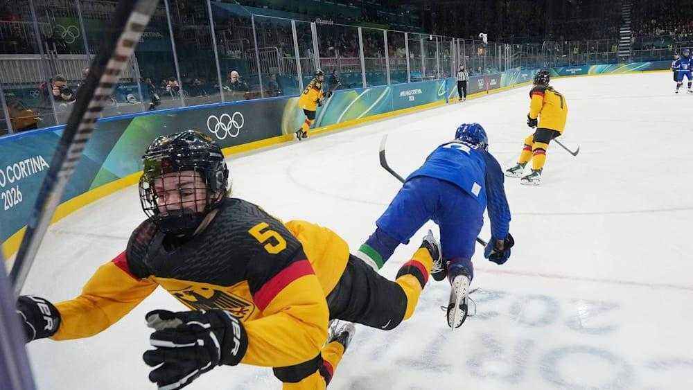 Deutsches eishockey-team kämpft sich ins viertelfinale – italien-spiel fordert tributz