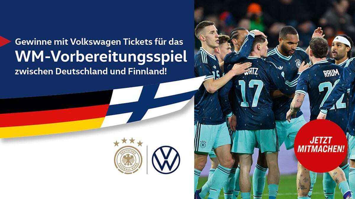Deutschland gegen finnland: vip-tickets und stadionführung gewinnen!