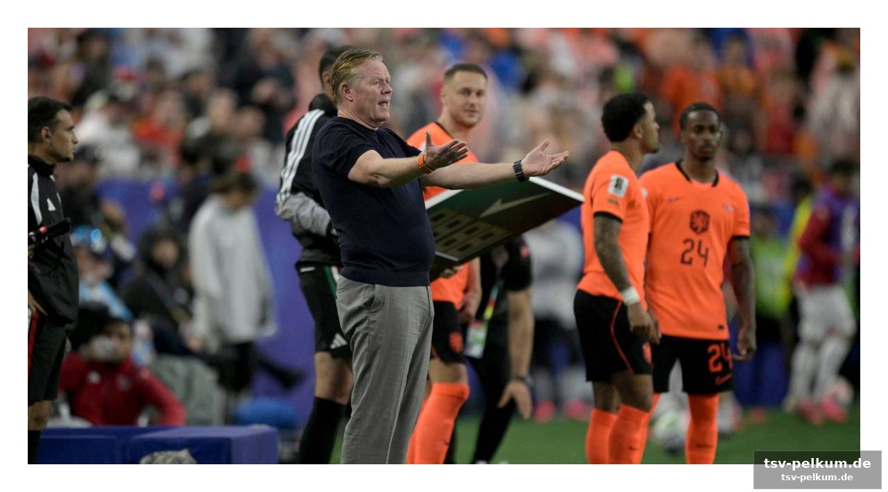 Oranje feiert – koeman bleibt kritisch
