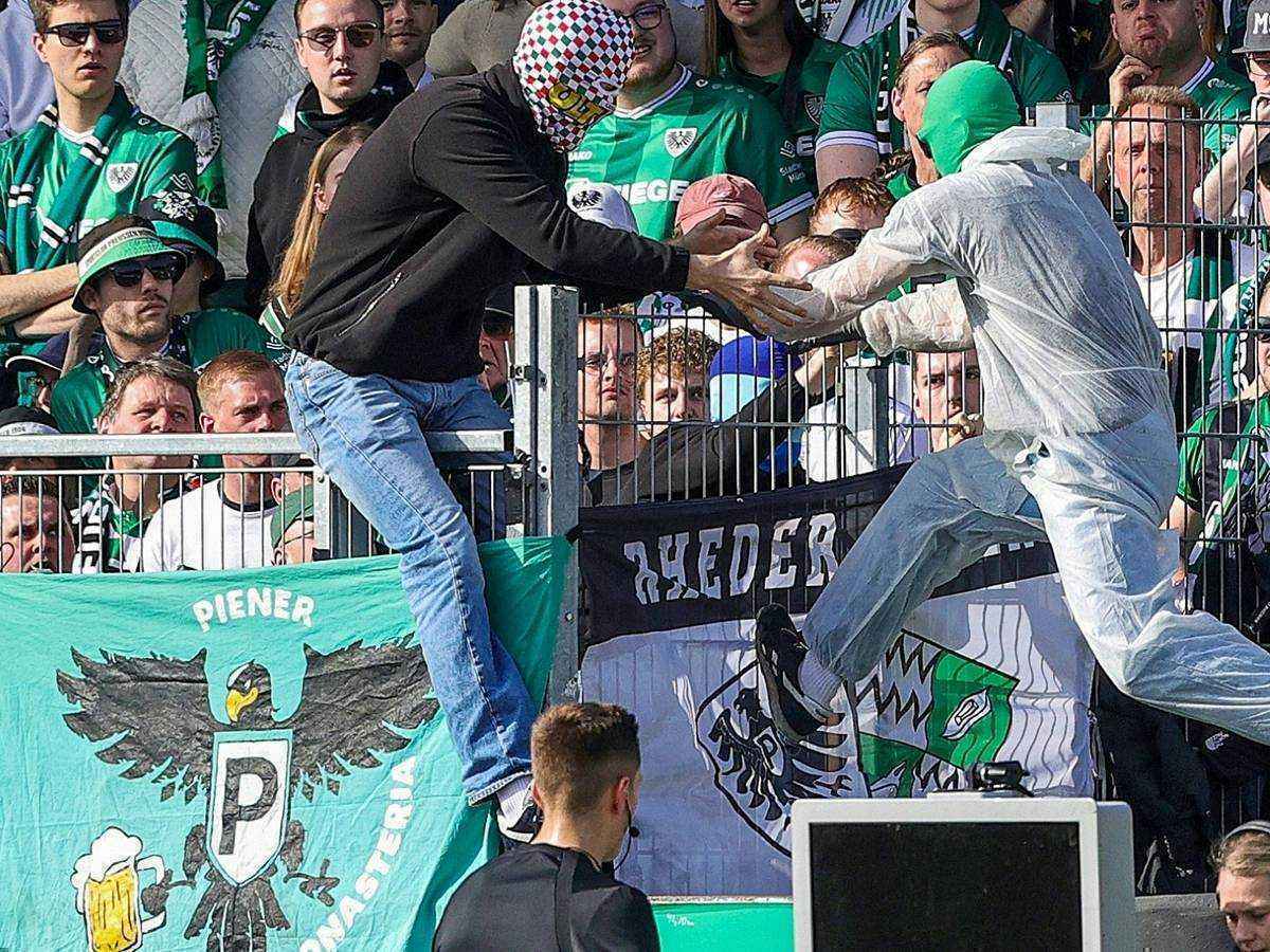 Dfb ermittelt nach strom-ausfall: preußen-fans sabotieren var