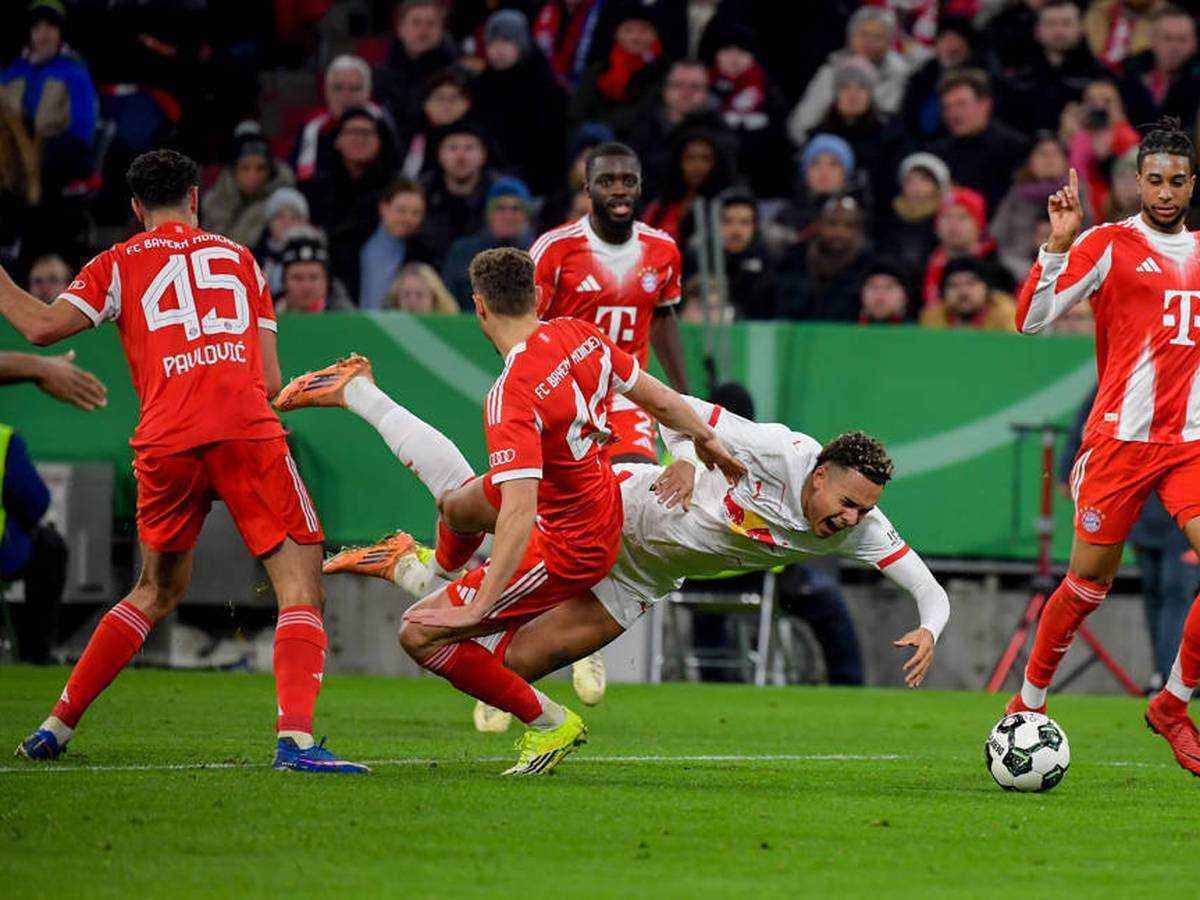 Dfb-pokal: umstrittene szene – bayern glück gehabt gegen leipzig?
