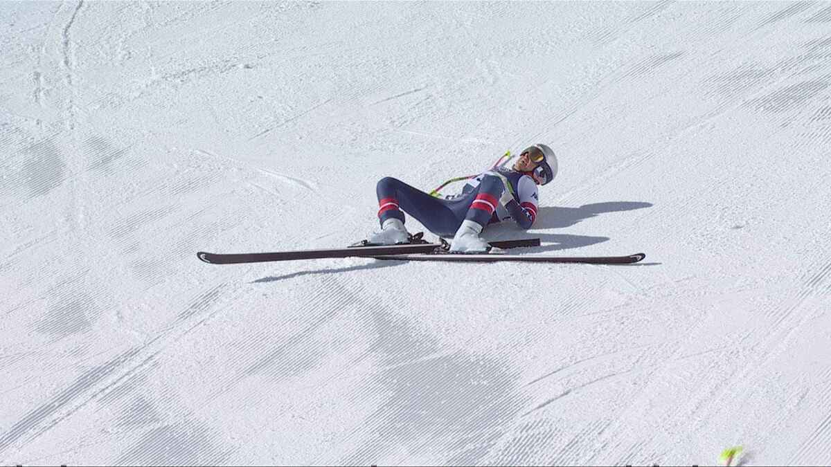 Drama in der olympia-abfahrt: lindsey vonn schwer gestürzt