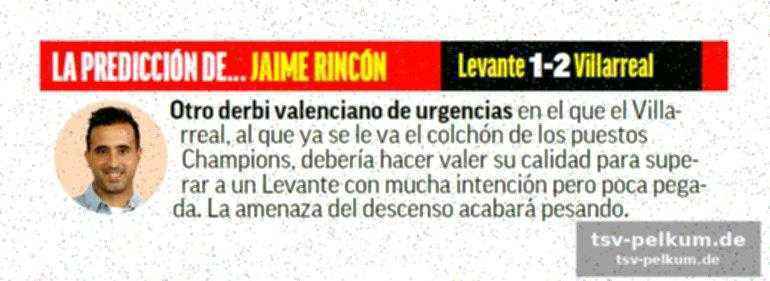 Die prognose von jaime rincón