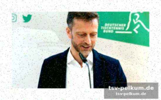 Merz zeigte interesse an der rolle des tischtennissports