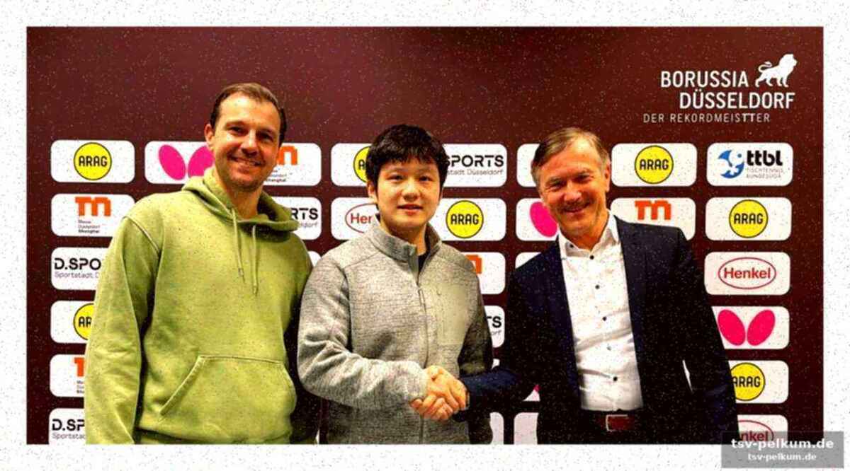 Düsseldorf holt sich das globale tischtennis-face