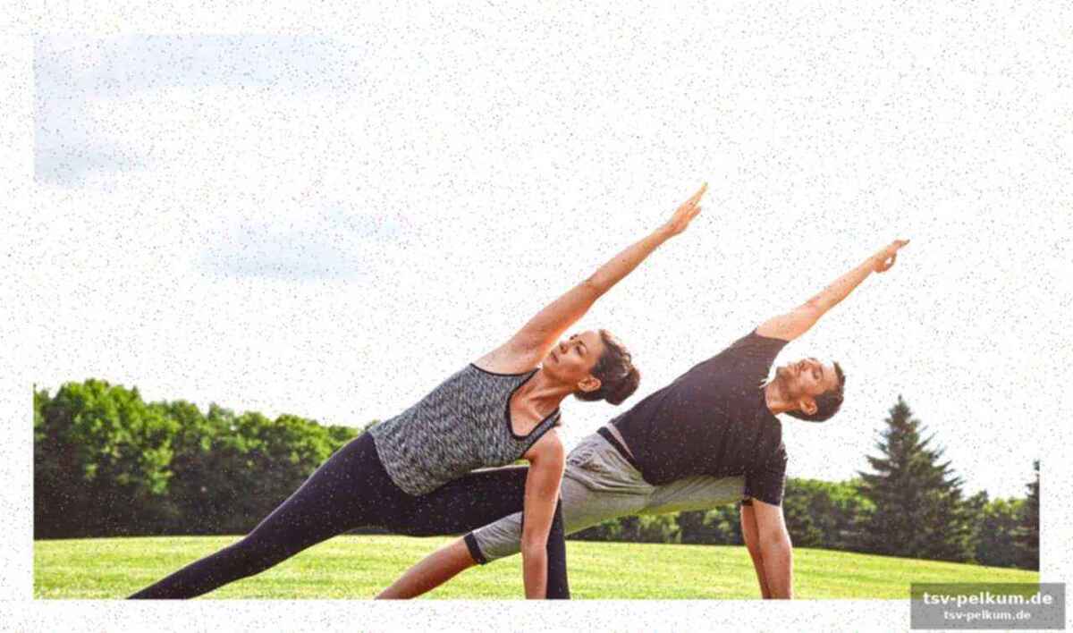 Zwei yoga-posen für mehr hüftgelenk-beweglichkeit