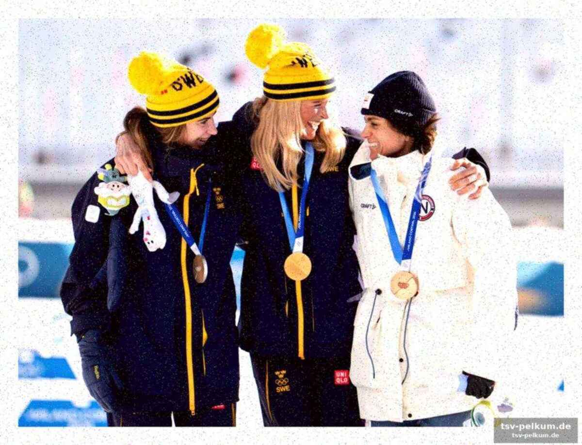 Starke leistung im skiathlon