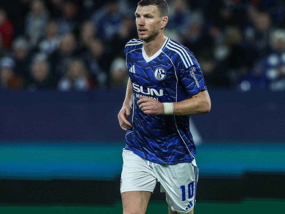 Edin dzeko sieht schalke 04 auf direktem weg zurück in die bundesliga