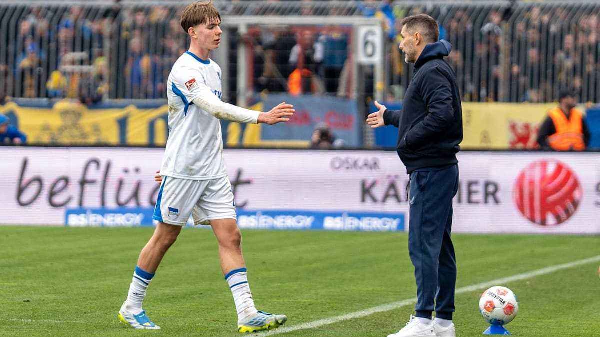 Eichhorn fällt: hertha-talent sieht rot – leitl schimpft, weber baut auf!