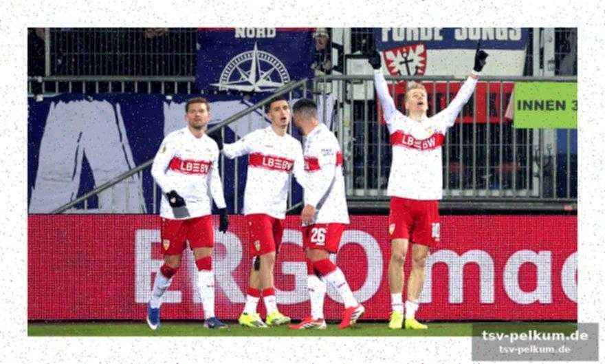 Ergebnisse der pokalspiele: leverkusen und stuttgart im halbfinale