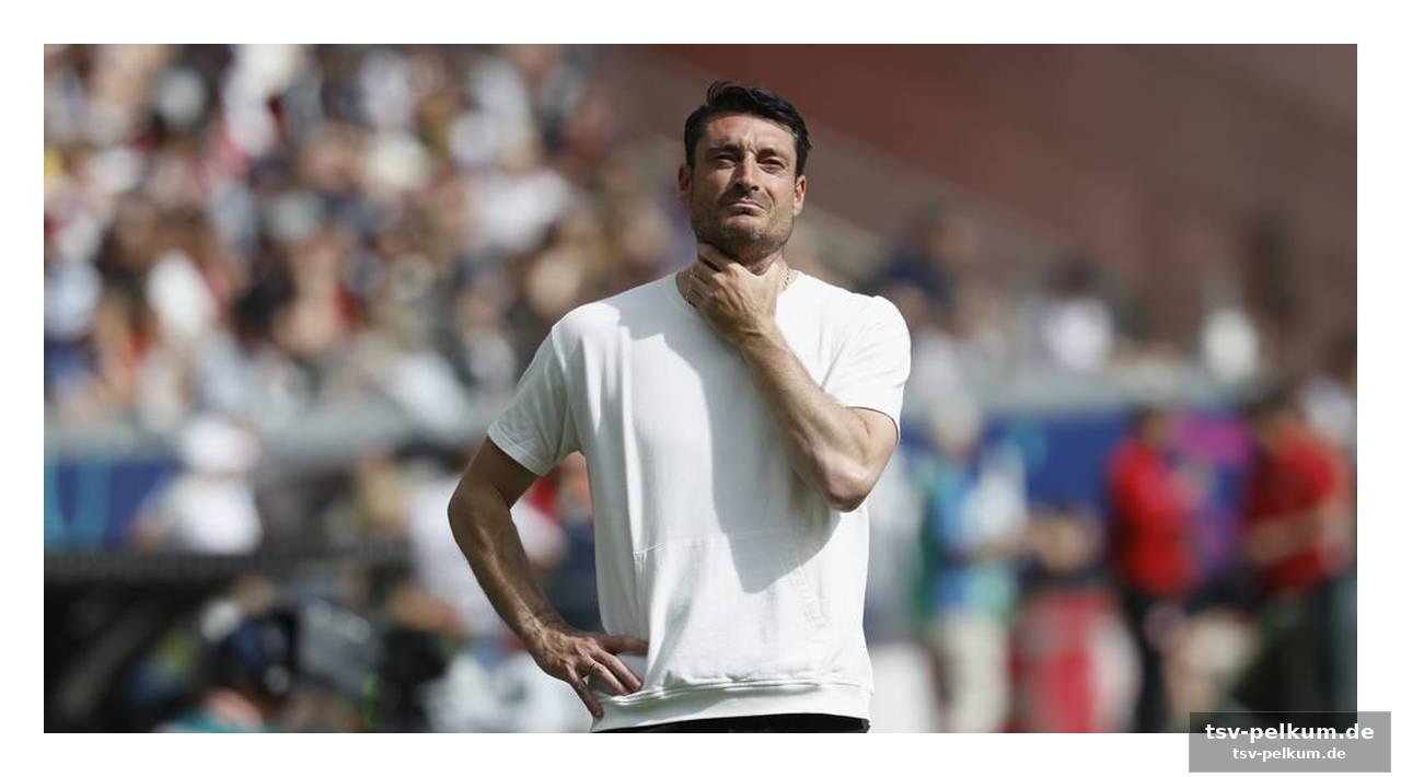 Ein trainer am rande des abgrunds