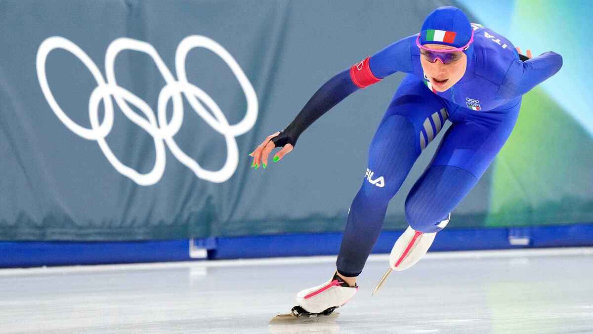 Eisschnelllauf-sensation: francesca lollobrigida triumphiert mit rekordzeit bei olympia