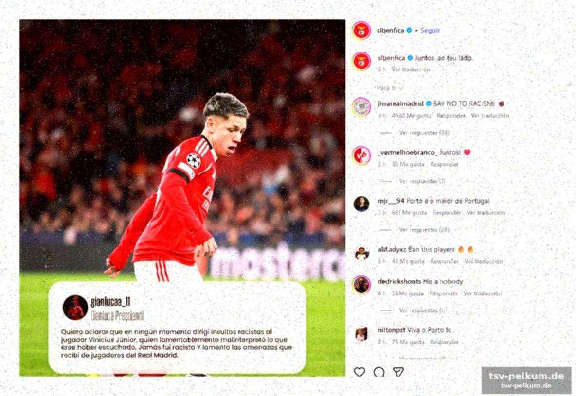 Die aussage des benfica-kapitäns