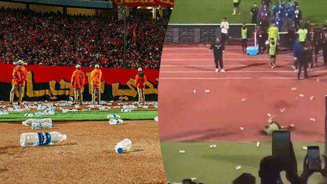 Eskalation in der champions league: wut und regen überschatten das spiel