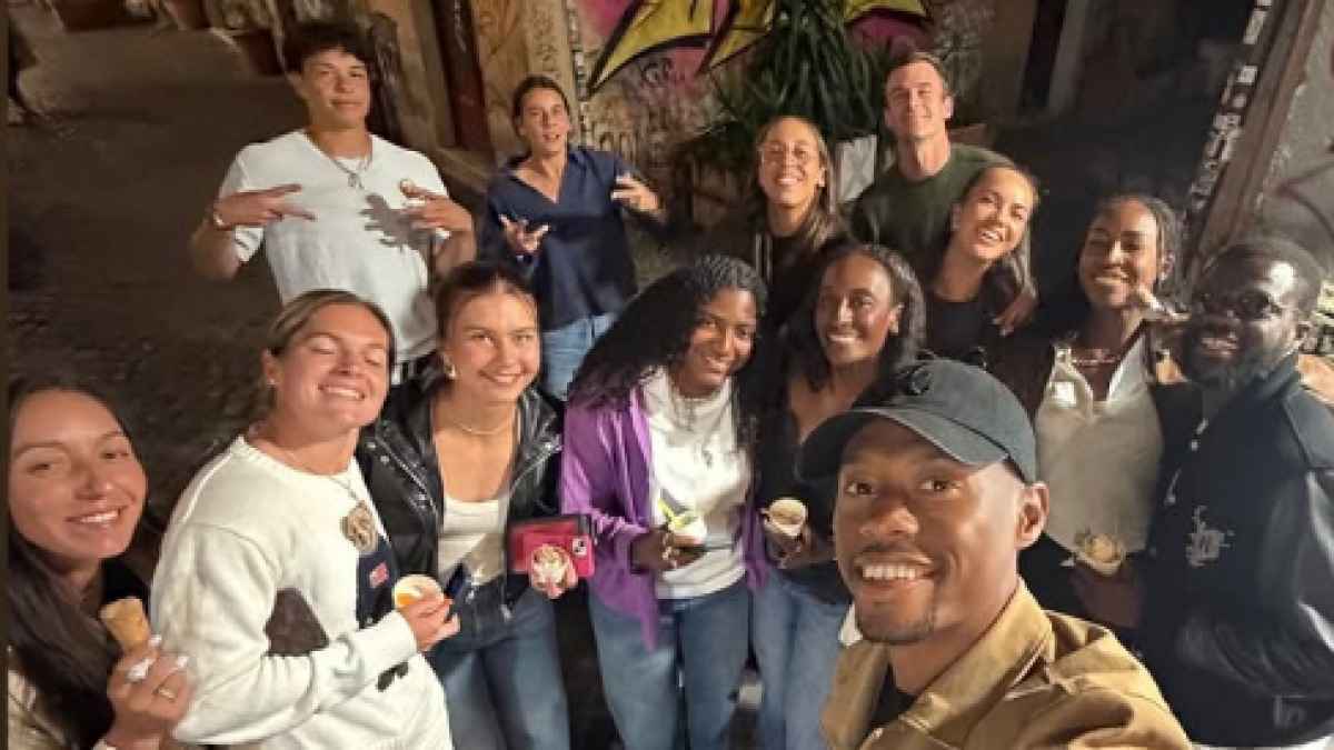Eubanks führt us-team durch roms süße seiten – mit eis!