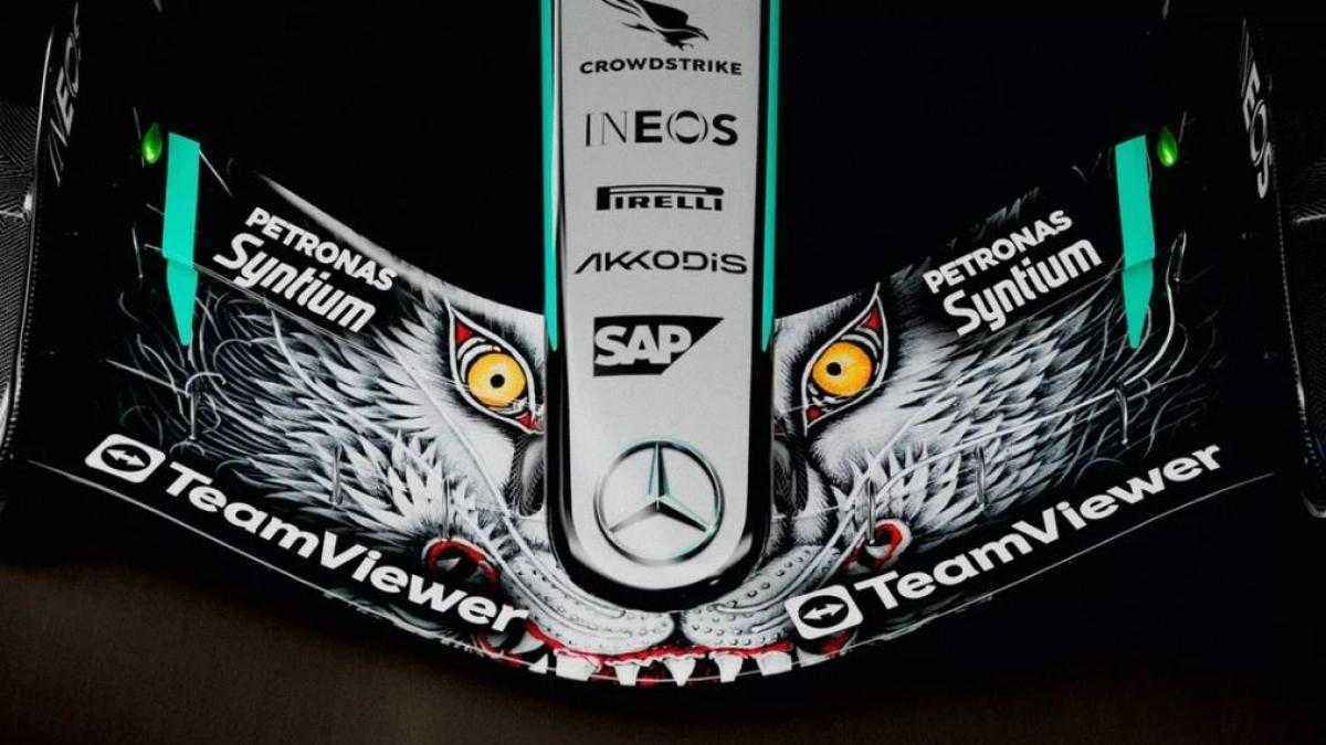F1 in japan: mercedes zeigt einen wolfszahn-frontflügel