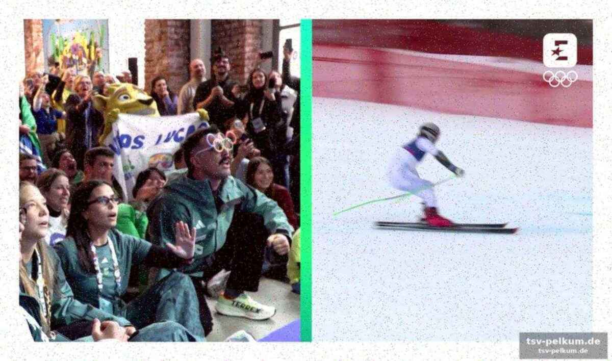 Ungewissheit vor dem slalom