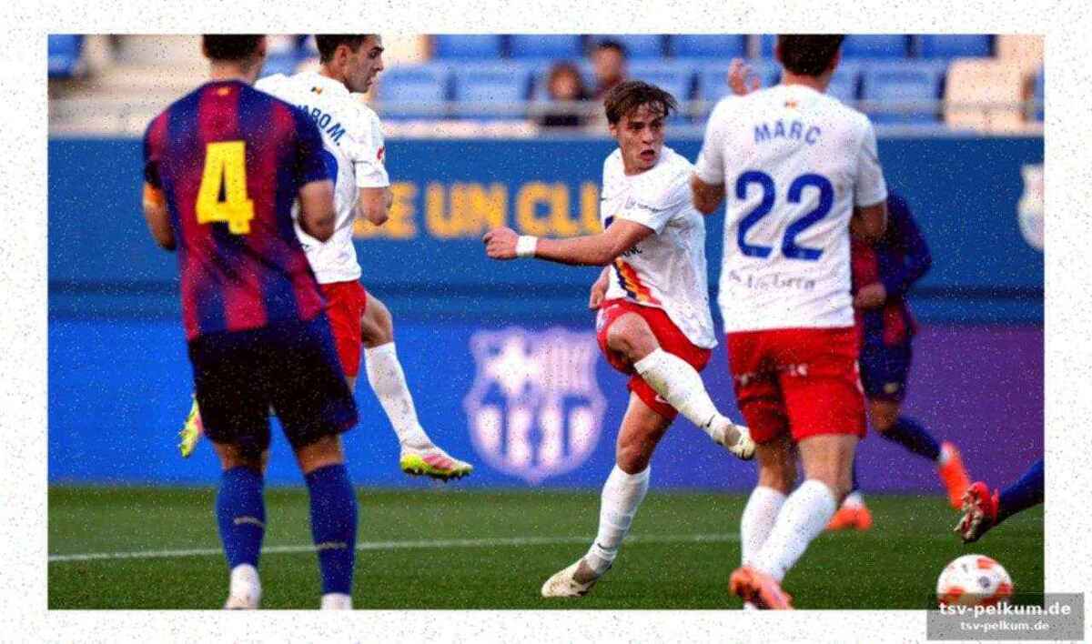 Anfängliche dränge des barça atlètic