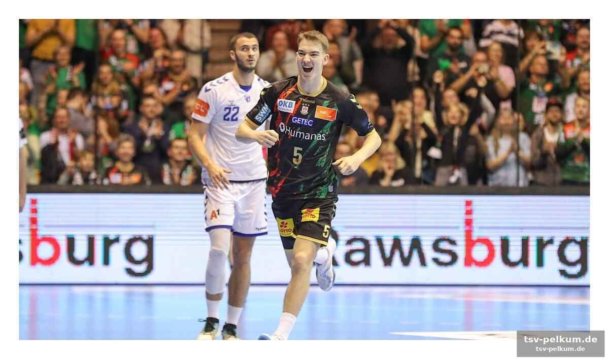 Ein junger spieler mit perspektive