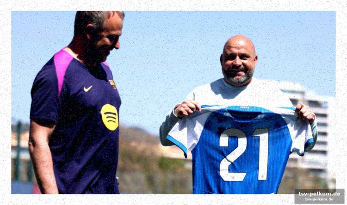 Die symbolische geste: trikot-tausch