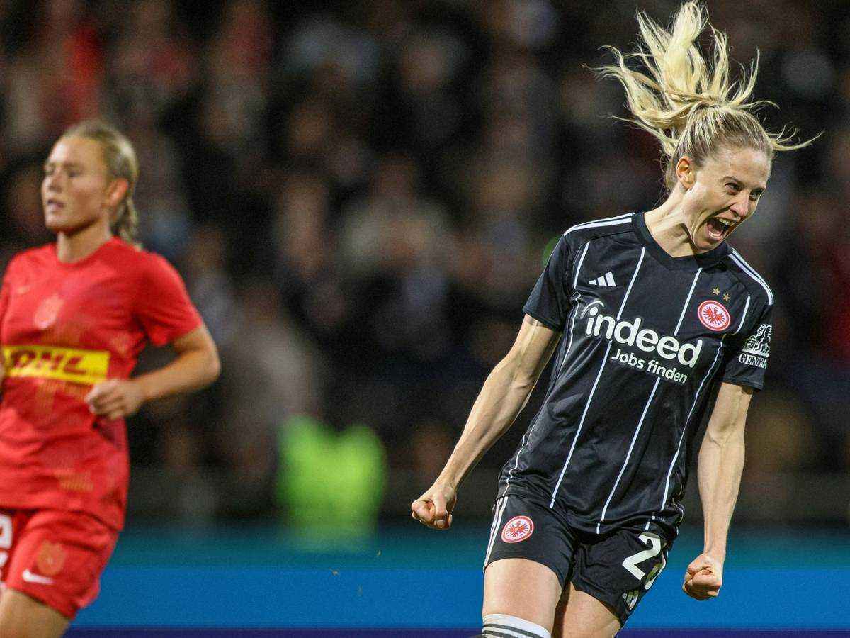 Frankfurt dominiert nordsjaelland und steht mit einem bein im halbfinale