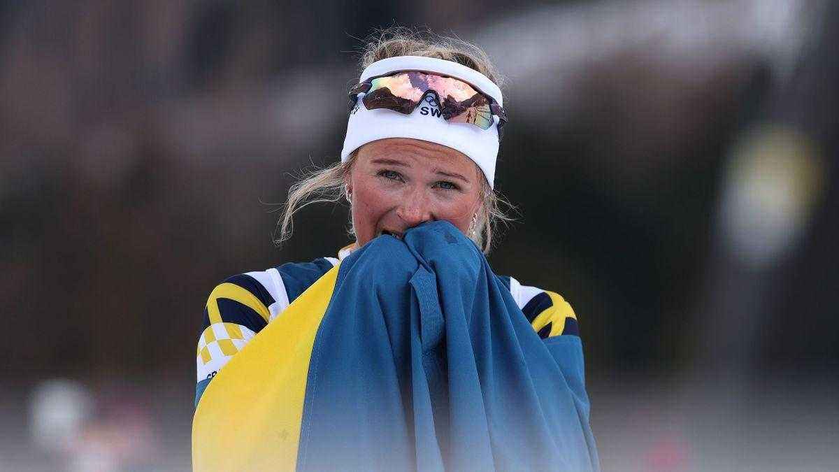 Frida karlsson kontert therese johaug nach olympiasieg im skiathlon