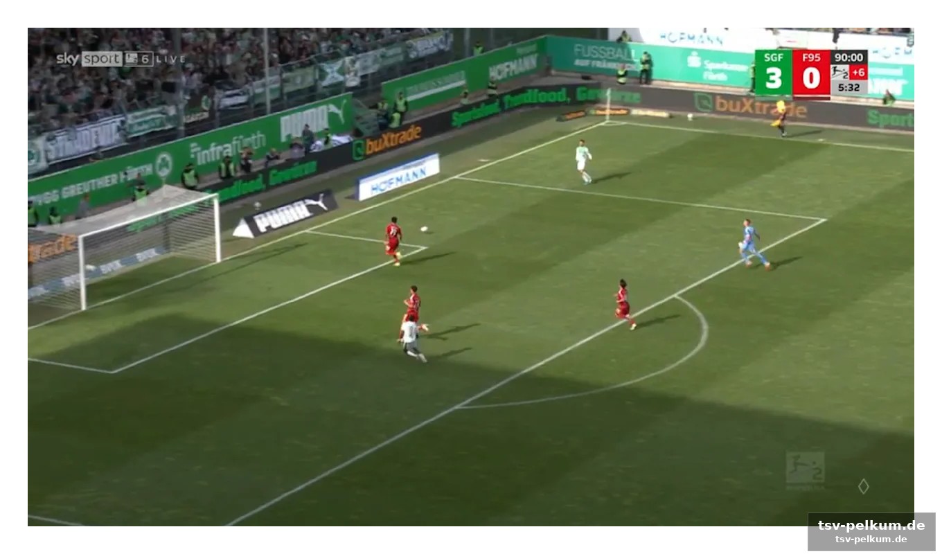 Die rettung durch ein last-minute-eckball
