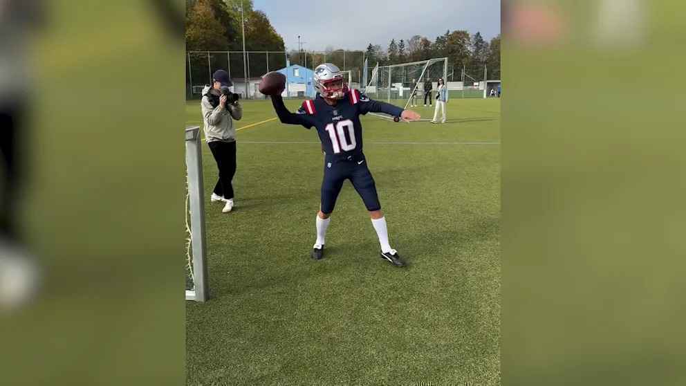 Fußball-wm-held im neuen look: wer steckt hinter der football-verkleidung?