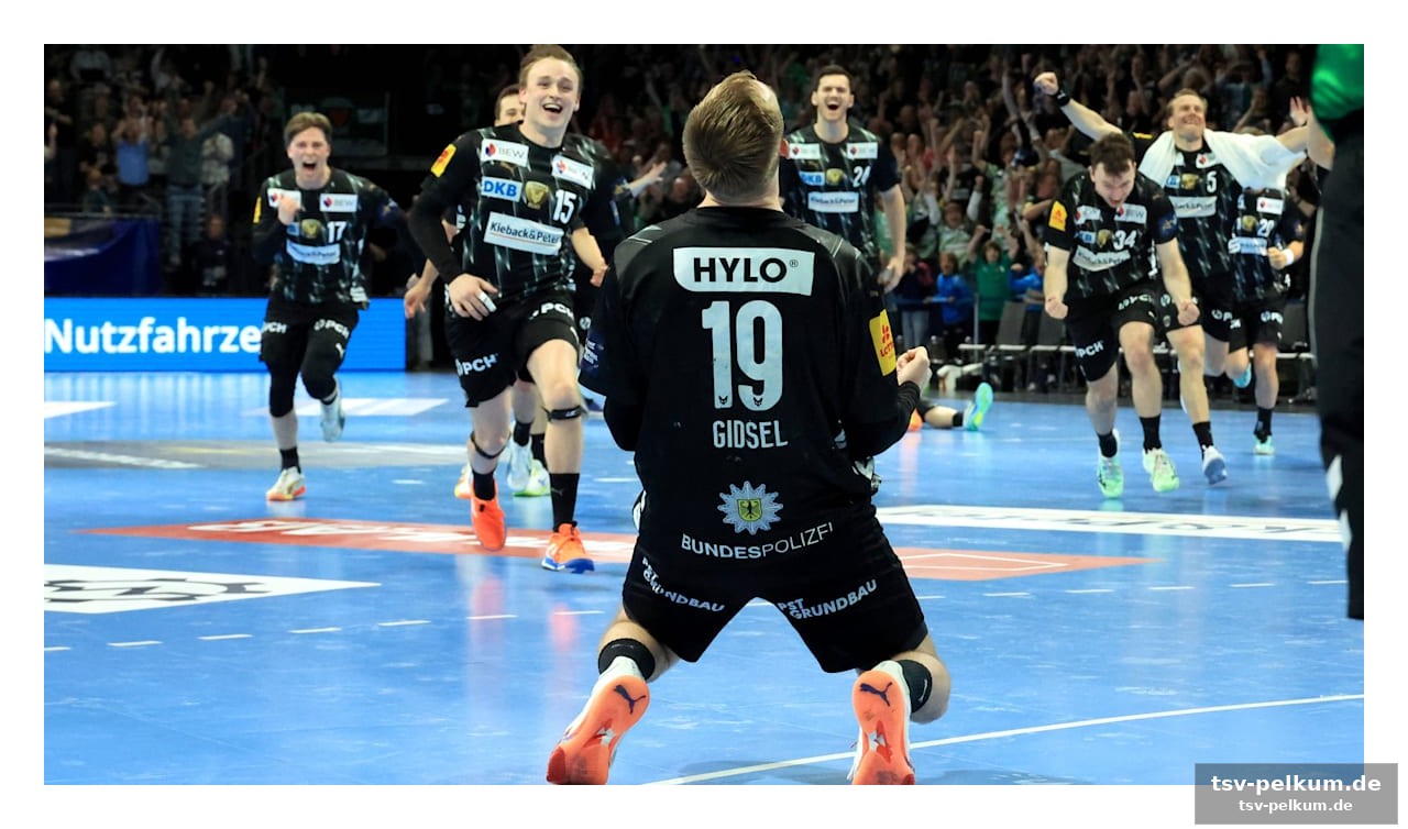 Ein rekord und eine werbung für den handball