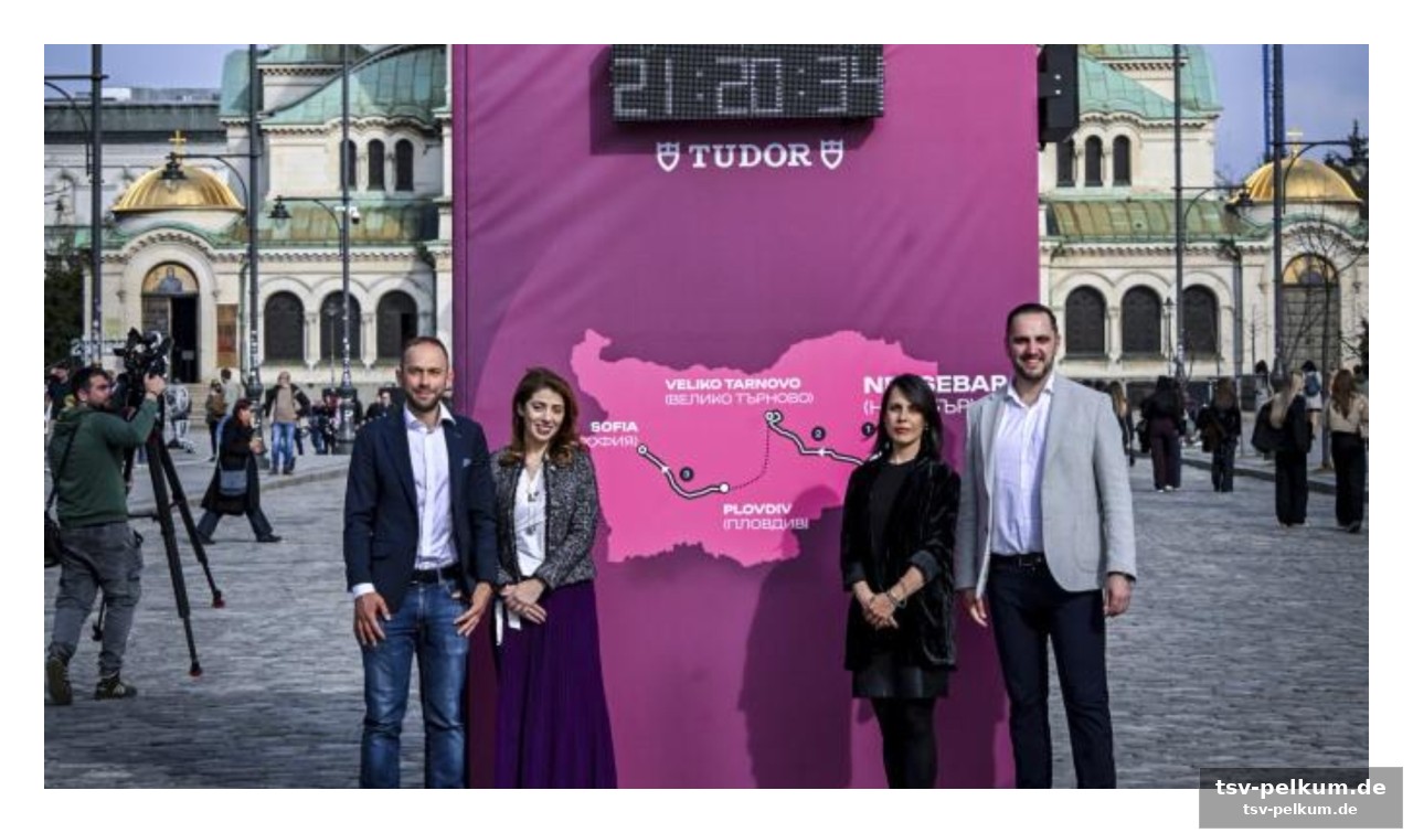 Die „corsa rosa“ im balkanstaat: ein novum