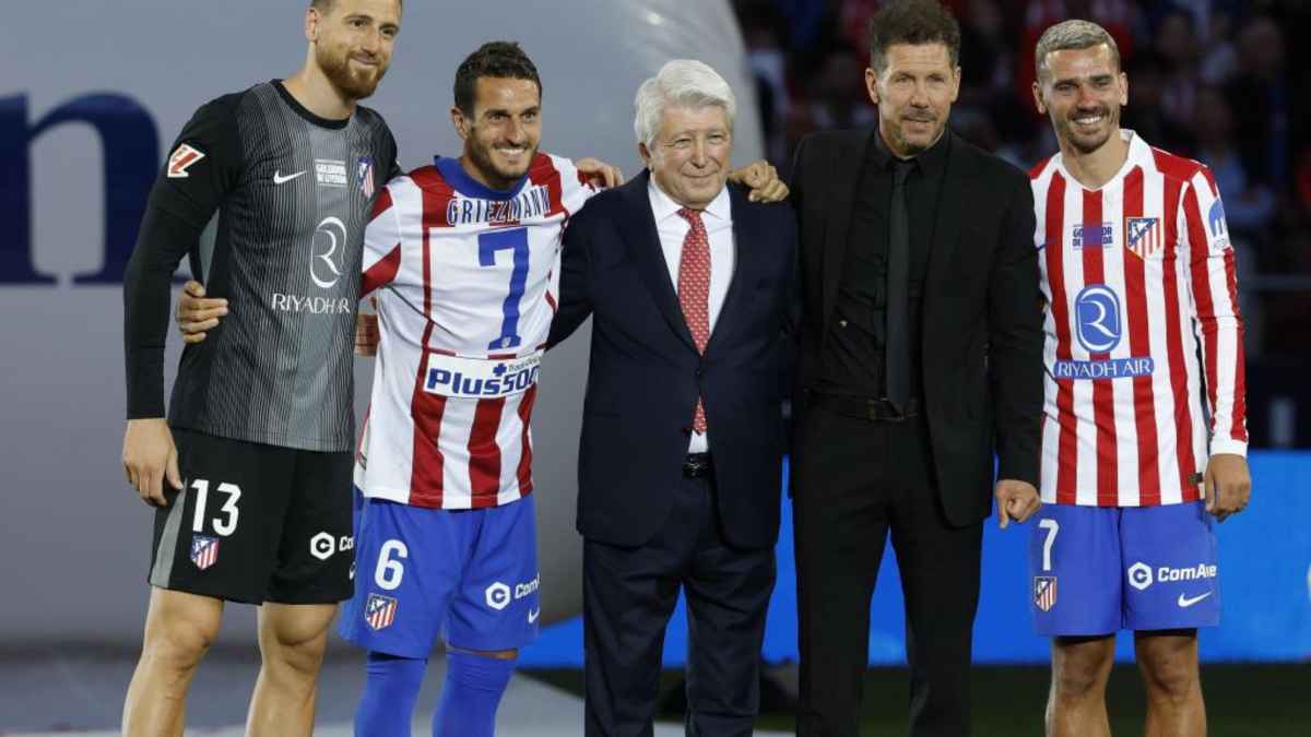 Griezmanns abschied: simeone und koke brechen vor publikum in tränen aus