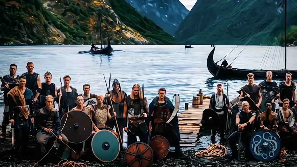 Haaland & co. schockieren: wikinger-foto geht viral!