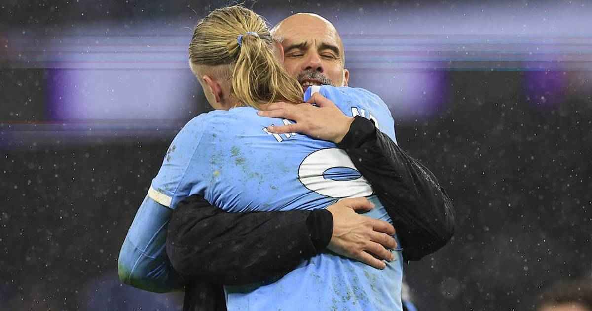 Haaland verabschiedet sich von guardiola: emotionaler abschied und hochloben des trainers