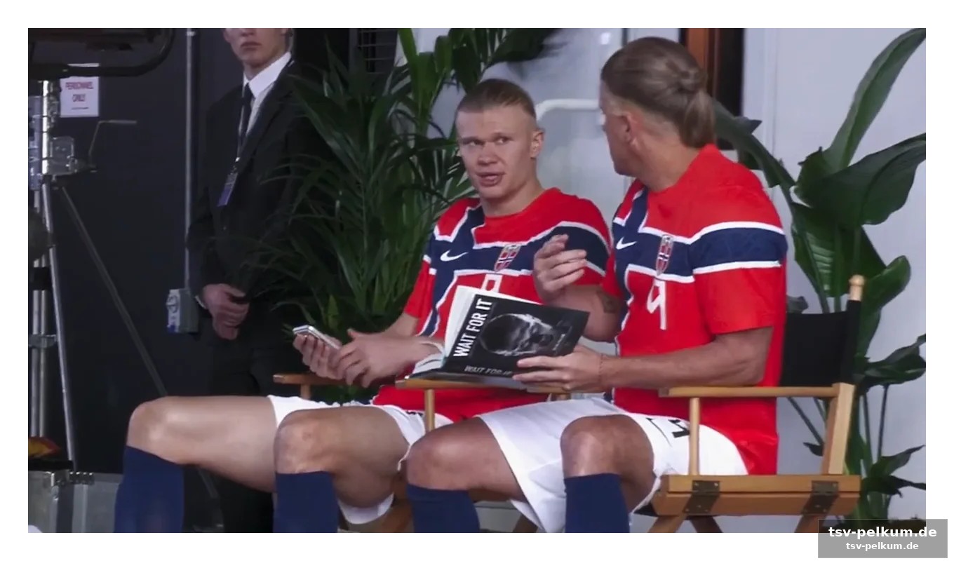 Ein star-ensemble im wm-werbespot