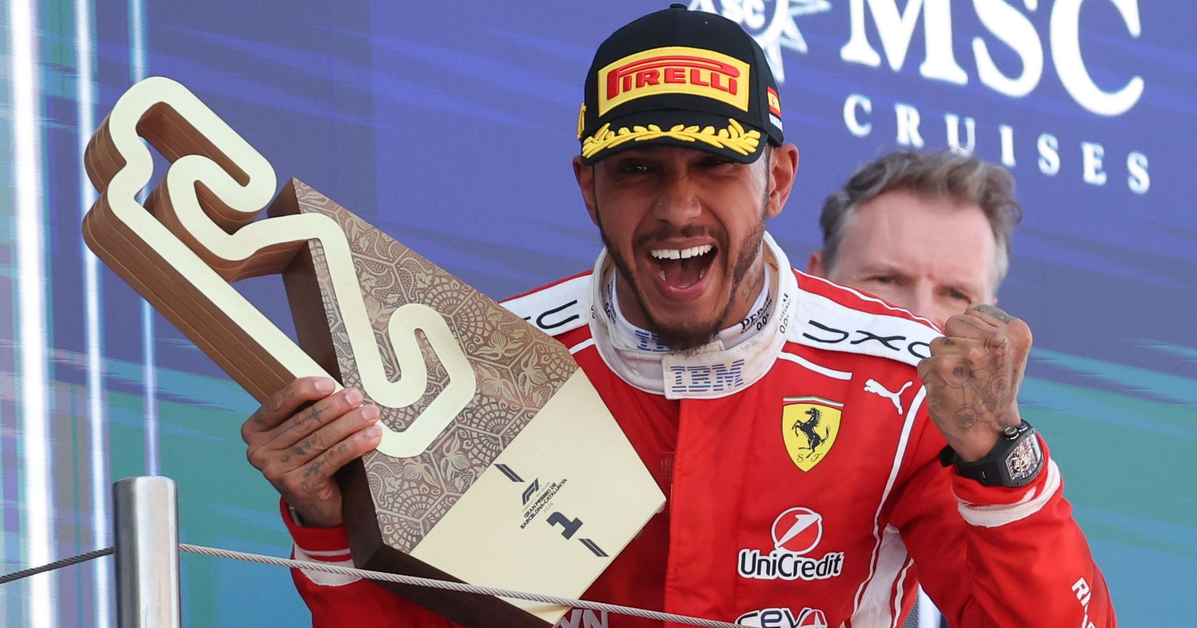 Hamiltons ferrari-triumph: der rote hammer schlägt in barcelona zu!