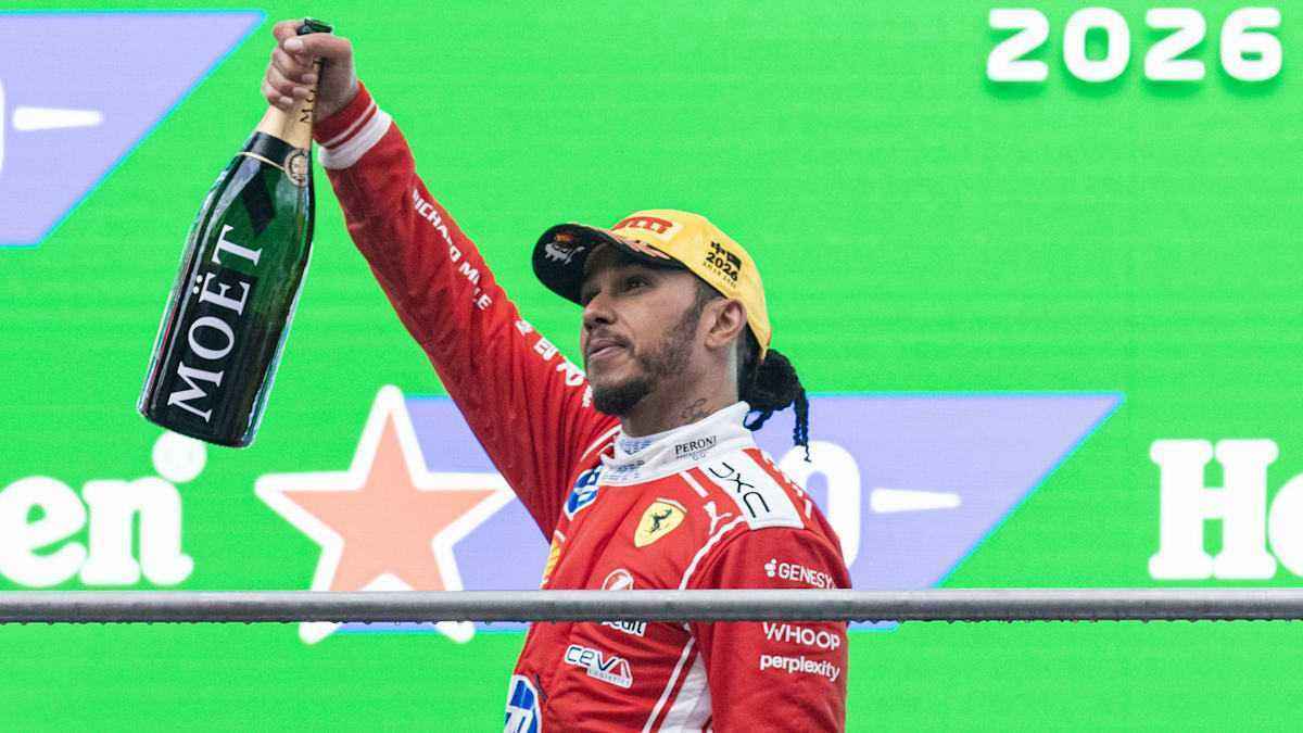 Hamiltons wiedergeburt in china: 203. podium, erste träne mit ferrari