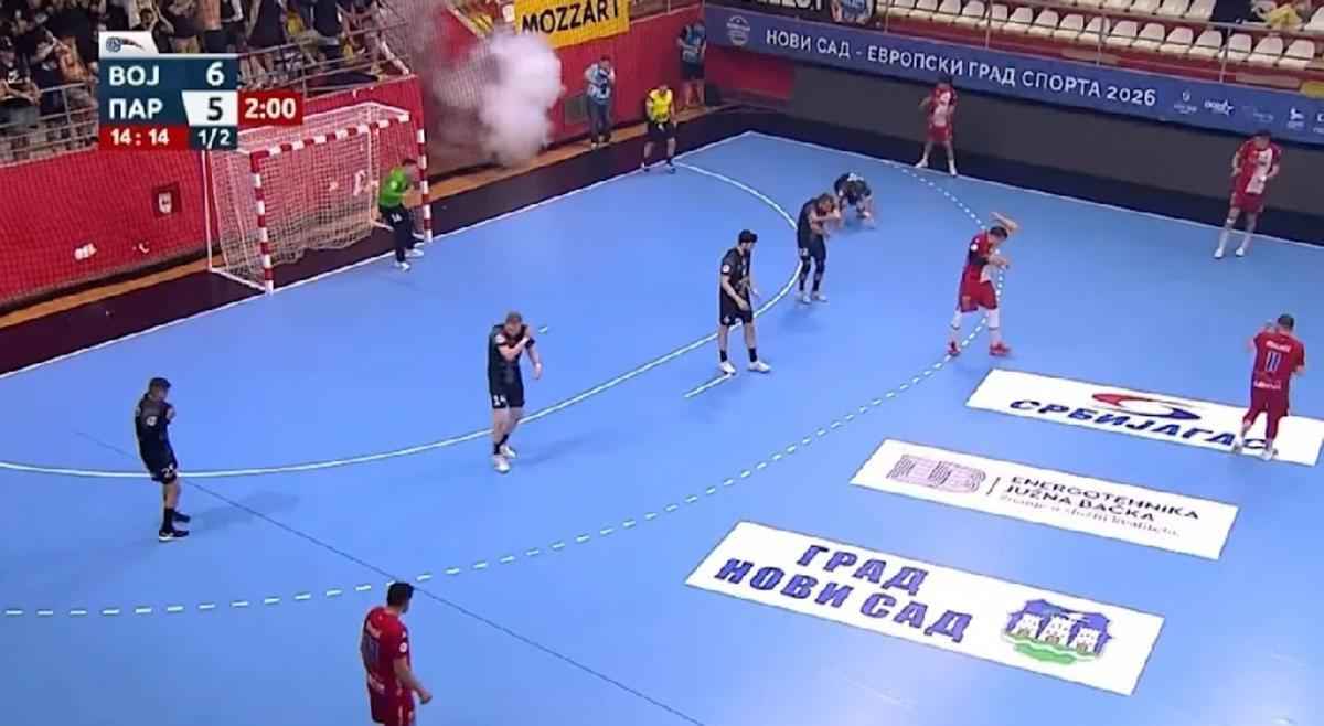 Handball-eklat in belgrad: partizan gewinnt titel nach eskalation