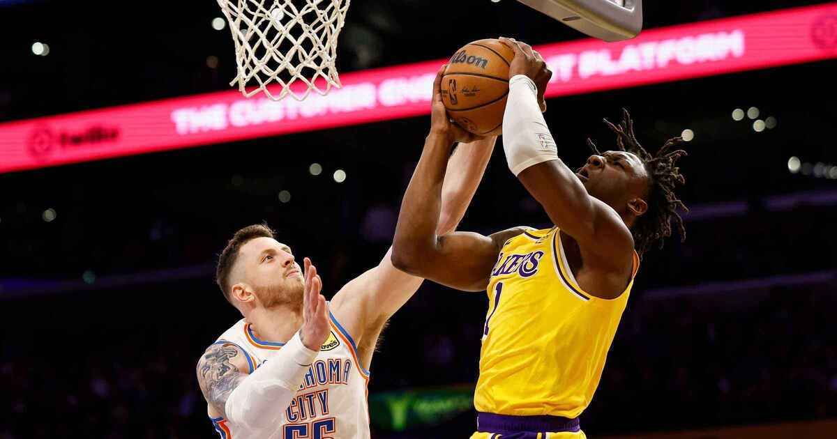 Hartenstein demütigt kleber: thunder deklassieren lakers!