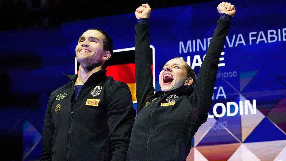 Hase/volodin krönen sich in prag: berliner eiskunstlauf-duo holt historisches wm-gold