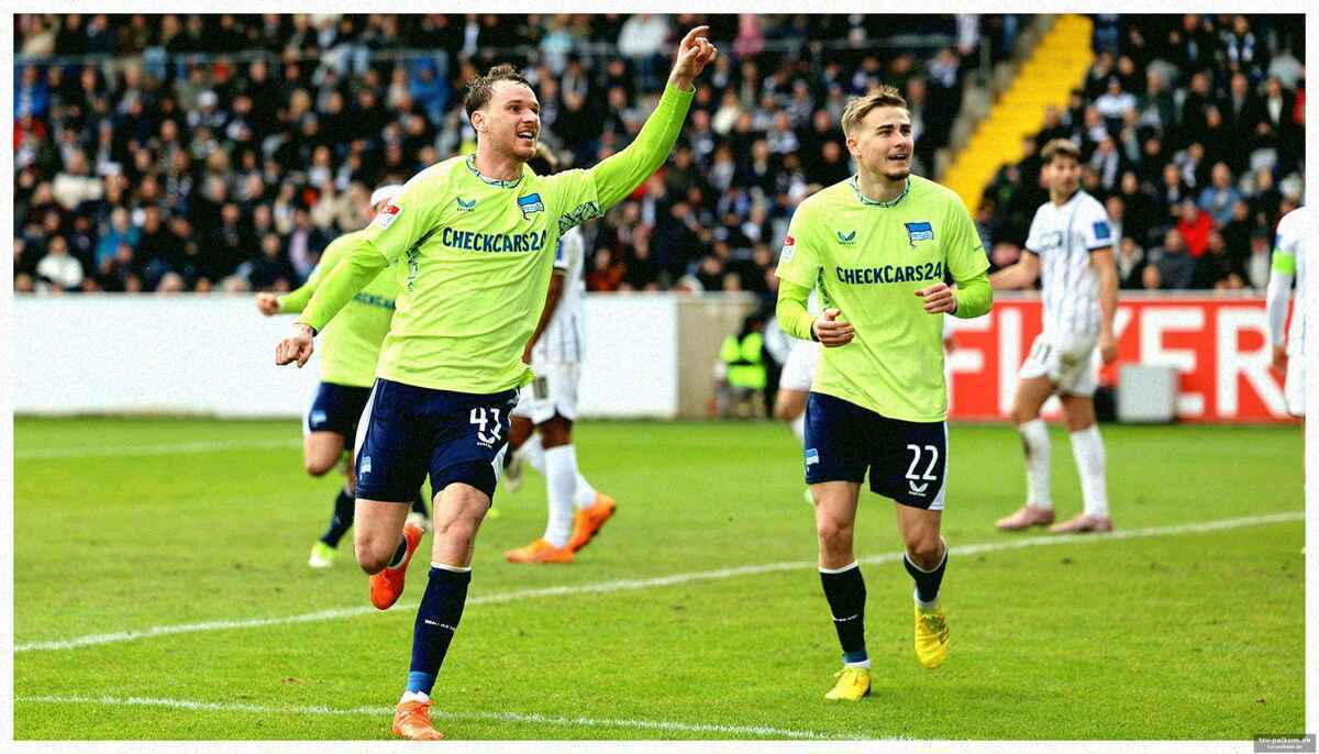 Zweite halbzeit: hertha dominiert und baut führung aus