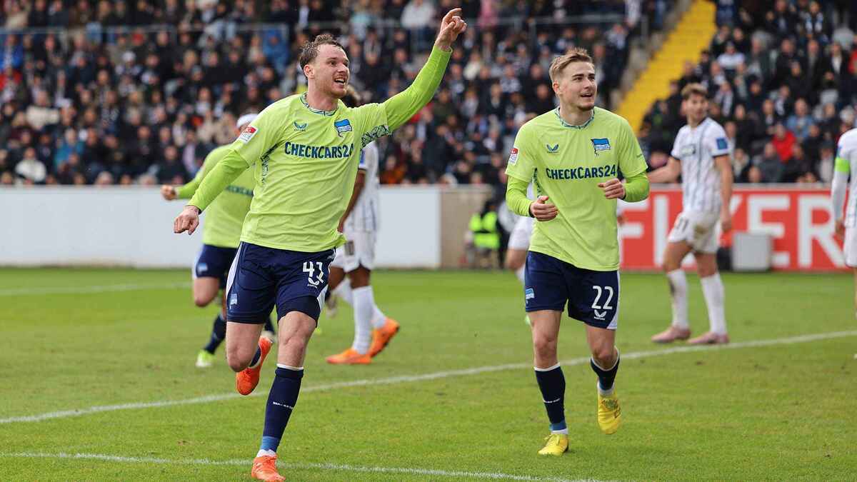 Hertha bsc meldet sich im aufstiegskampf zurück: klarer sieg über elversberg