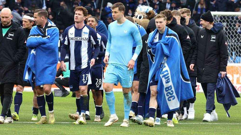 Hertha bsc verpasst chance auf sprung nach vorn – zweiter rückschlag in kurzer zeit