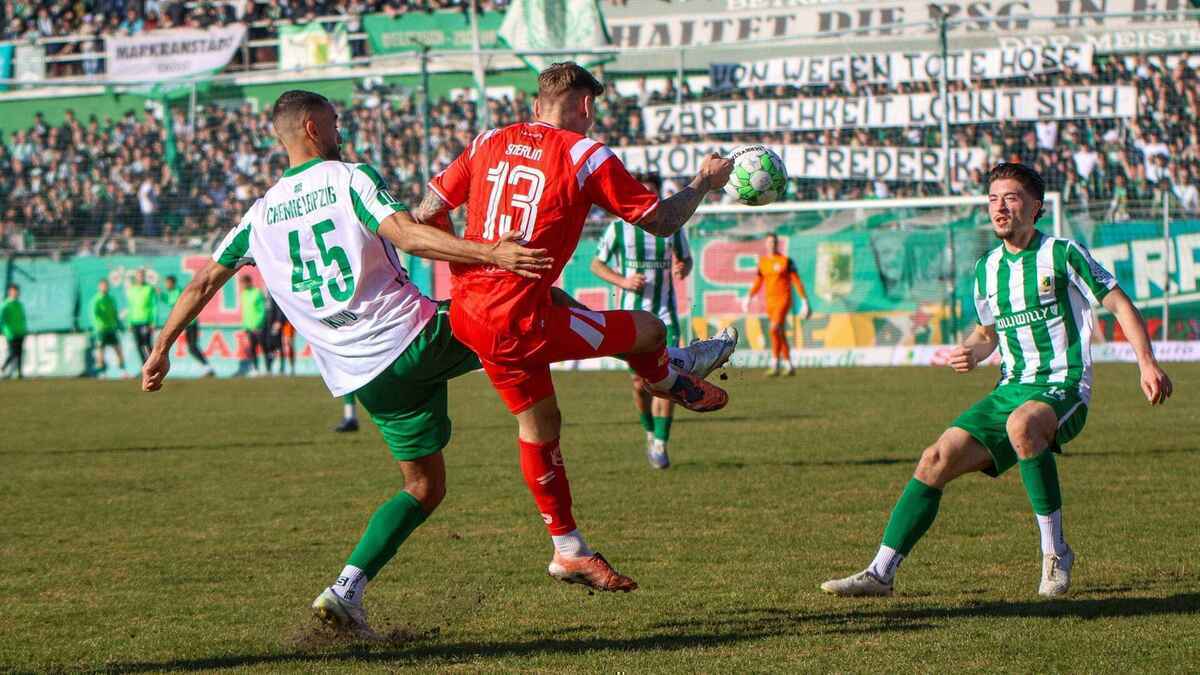 Hfc demoliert chemie: leipzig steht mit dem rücken an der wand