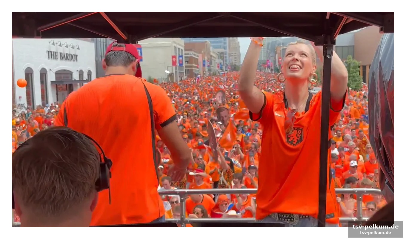 Die atmosphäre vor dem anpfiff: ein oranje-inferno