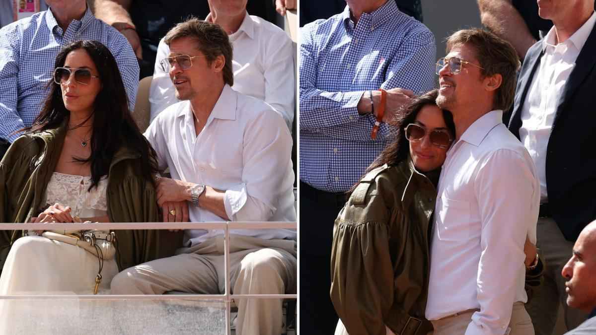 Hollywood in paris: pitt und seine neue liebe verzaubern roland garros