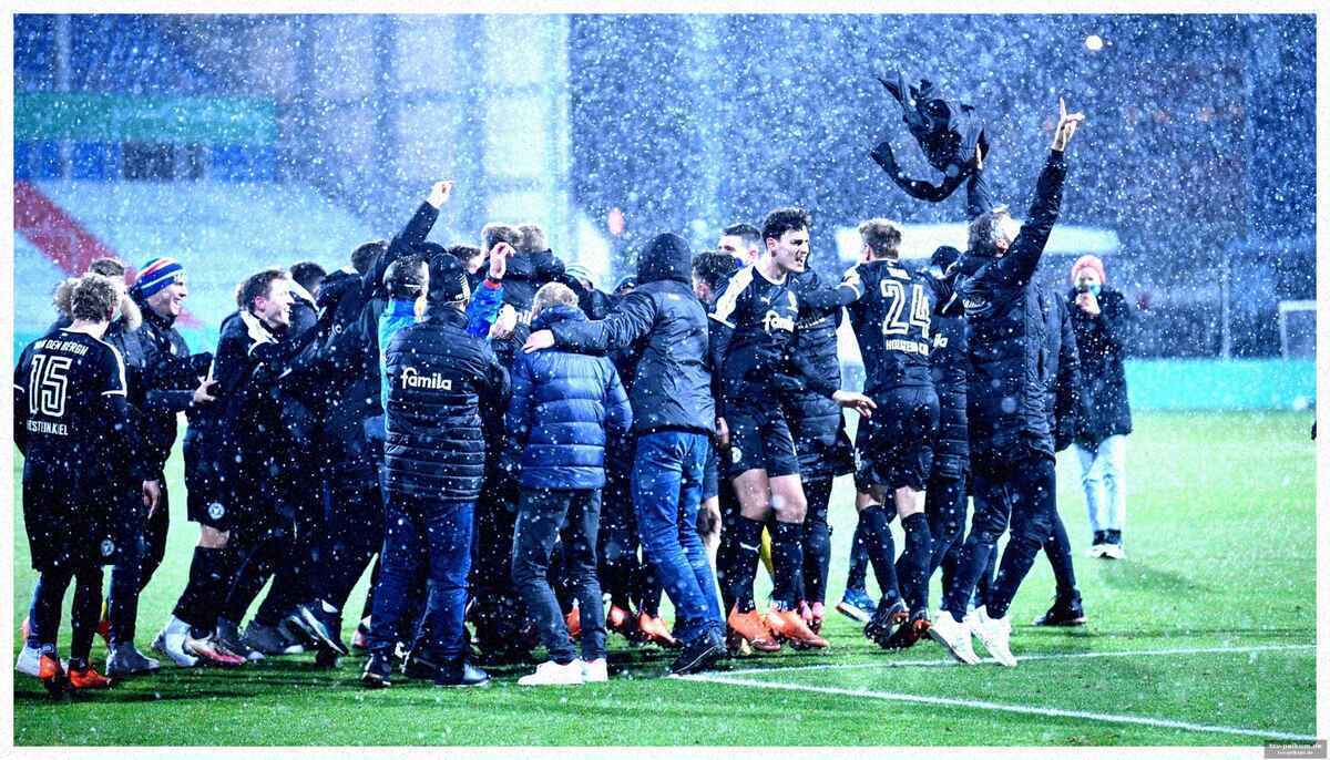 Die nacht des schneesturms und der sensation