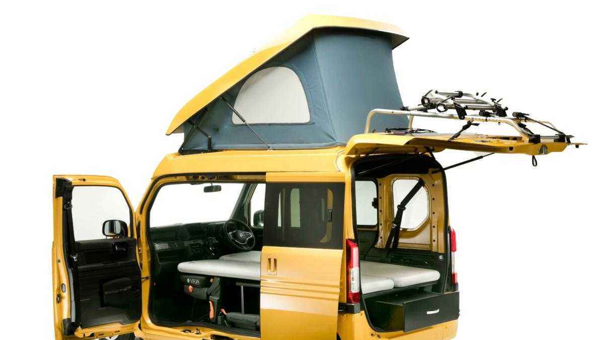 Honda n-van compo: mini-camper für minimalisten?